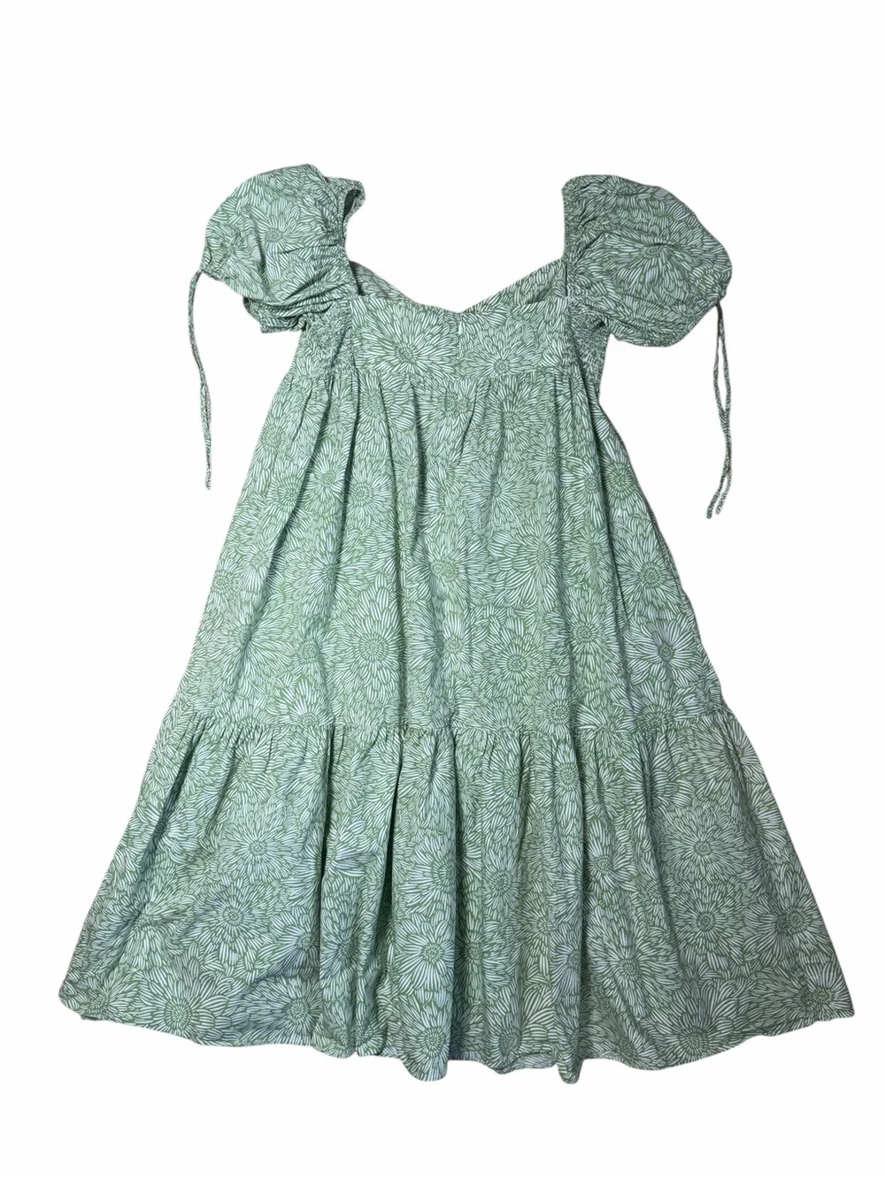 Amanda Uprichard Green Sicily Midi Sundress Womens XL